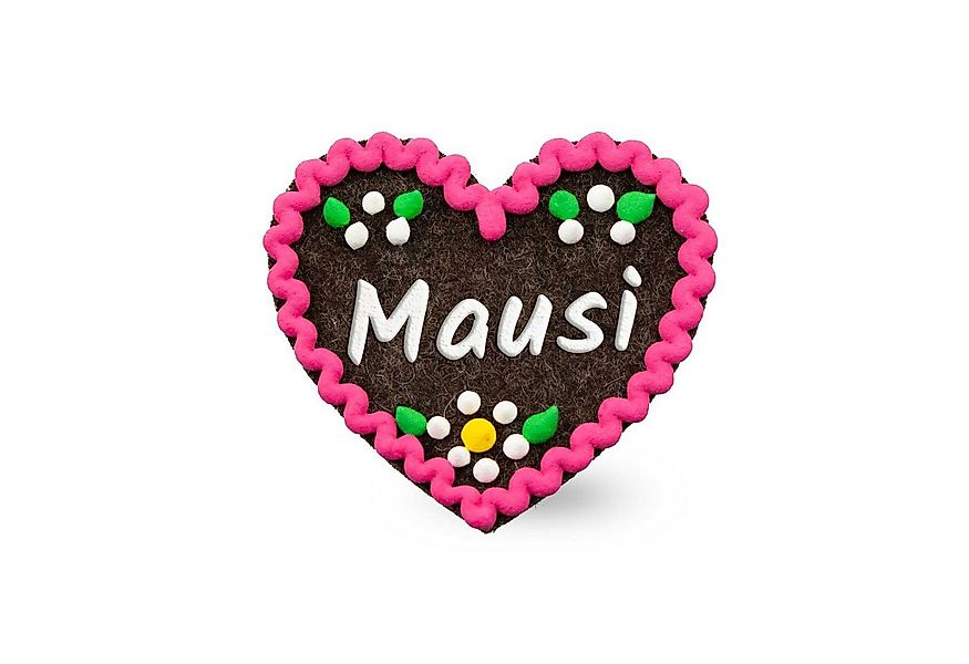 Bavariashop Brosche Filzherz-Anstecker "Mausi" günstig online kaufen