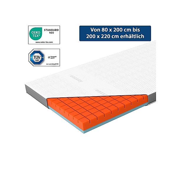 Matratzenauflage eazzzy Premium Cube Topper Matratzentopper günstig online kaufen