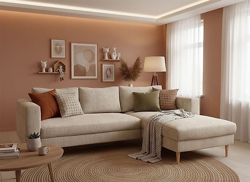 TRENDMANUFAKTUR Ecksofa »Amazing, wahlw. mit Schlaffunktion & Bettkasten, F günstig online kaufen