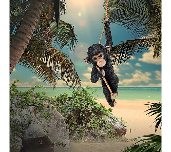 abc HOME Dekofigur Verspielter Affe am Seil günstig online kaufen
