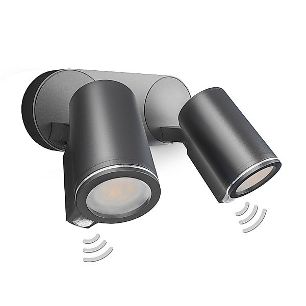 steinel LED Außen-Wandleuchte »Duo«, Leuchtmittel LED-Board-GU10   LED wech günstig online kaufen