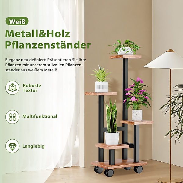 Simloveve Blumenständer Pflanzenständer aus Holz und günstig online kaufen