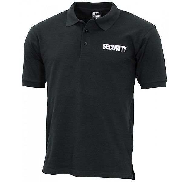 MFH Poloshirt ProCompany Poloshirt, schwarz, Security, bedruckt - 4XL günstig online kaufen