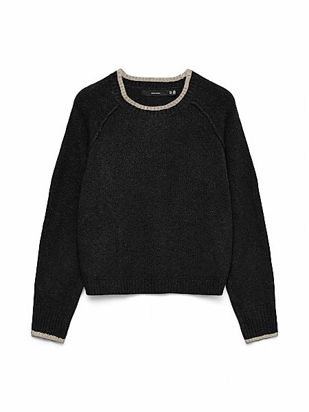 Vero Moda Strickpullover "VMAQUARIUS LS O-NECK RAGLAN PULLOVER BF" günstig online kaufen
