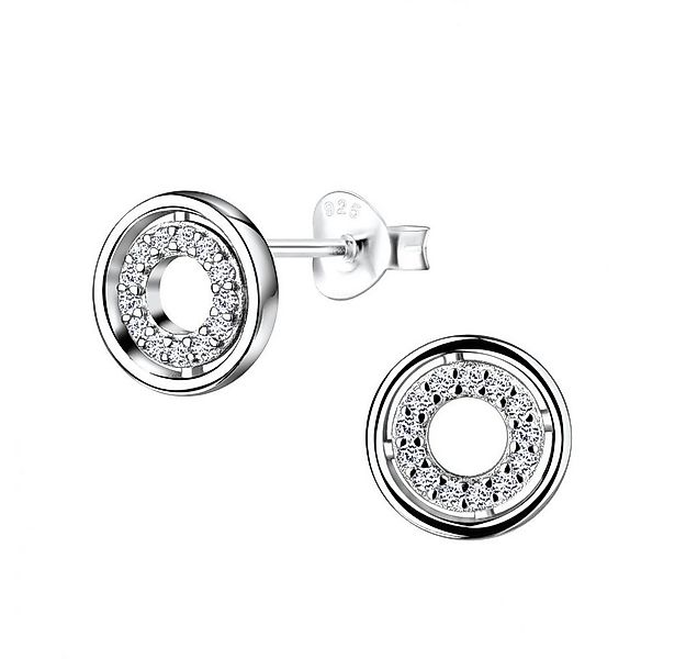ALEXANDER YORK Paar Ohrstecker KREIS Zirkonia, 2-tlg., 925 Sterling Silber günstig online kaufen