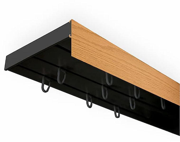 SN DECO GROUP Gardinenschiene »Vorhangschiene SH (1) mit Blende 5 cm«, 3 lä günstig online kaufen
