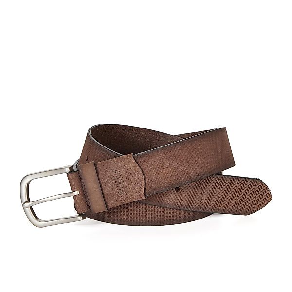 Eurex by Brax Ledergürtel mit Ripp-Prägung, Überlänge Farbe dunkelbraun Grö günstig online kaufen