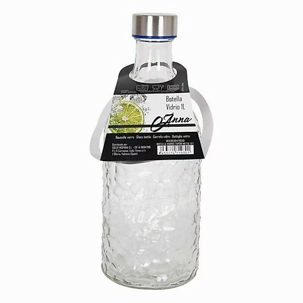 Flasche Glas Schraubkappe 1l günstig online kaufen