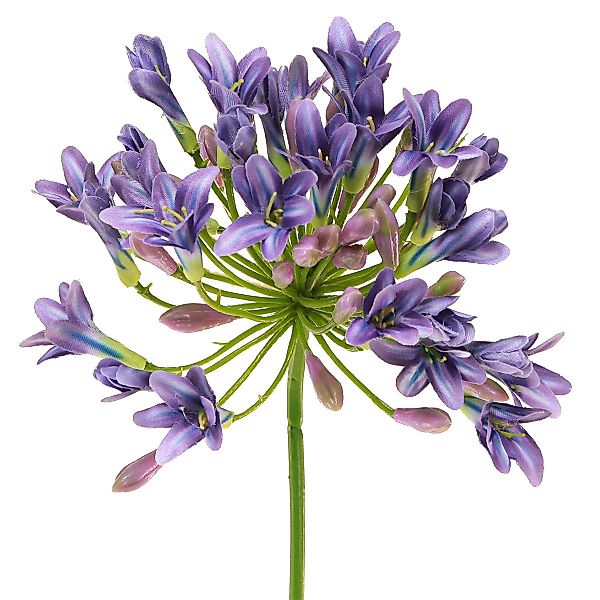 Kunstblume Agapanthus Kunstblumen Lila 75cm 2 günstig online kaufen