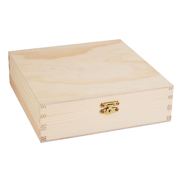 VBS Aufbewahrungsbox Serviettenbox, Kiefernholz, 18,5x18,5x5,5cm günstig online kaufen