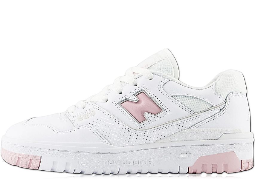 New Balance 550 V1 WHITE/Pale Pink New Balance Damen Freizeit-Sneaker Sneak günstig online kaufen