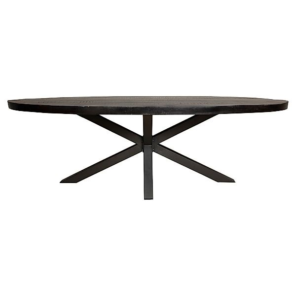 BENEDO MÖBEL Esstisch Oval RANDA BLACK günstig online kaufen