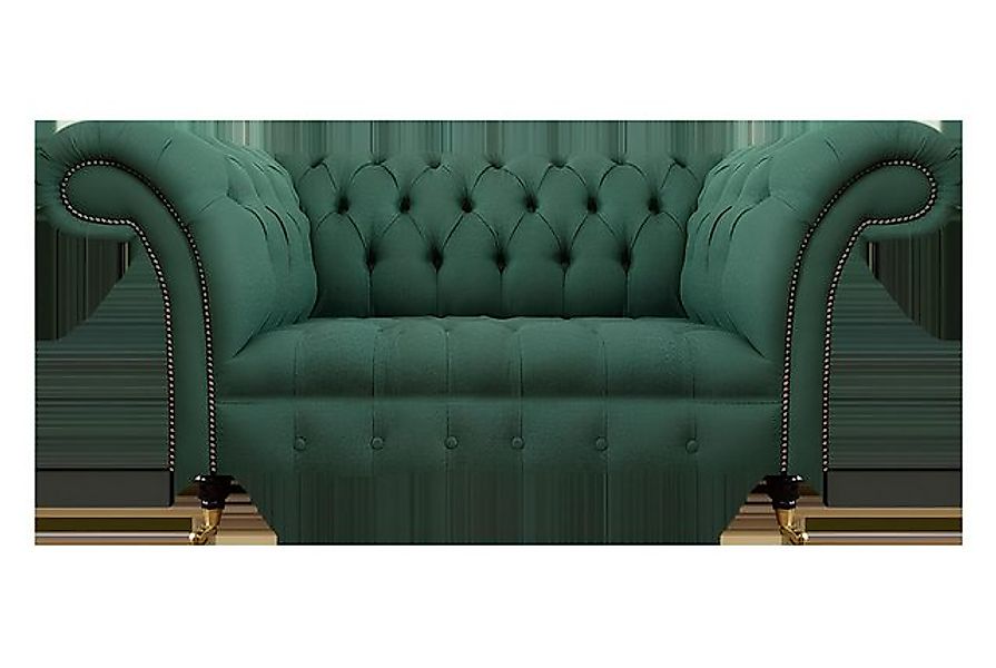 Xlmoebel Sofa Neu Chesterfield Zweisitzer Sofas in Grün für das Wohnzimmer, günstig online kaufen