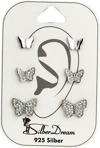 SilberDream Paar Ohrstecker SilberDream Zirkonia 3er günstig online kaufen
