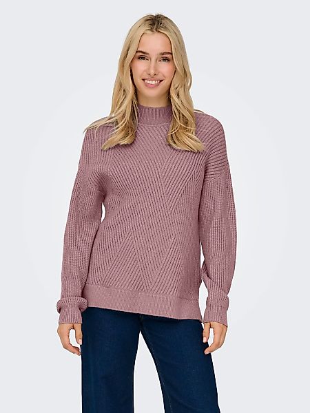 ONLY Strickpullover "ONLNELI LS HIGHNECK RIB PULLOVER EX KNT" günstig online kaufen