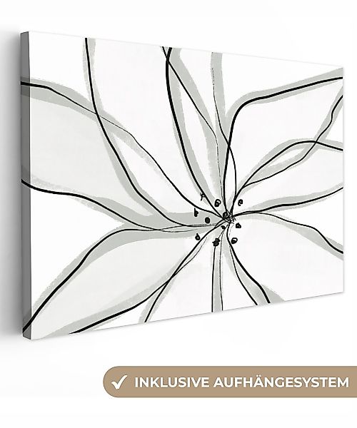 OneMillionCanvasses® Leinwandbild Blume - Kunst - günstig online kaufen