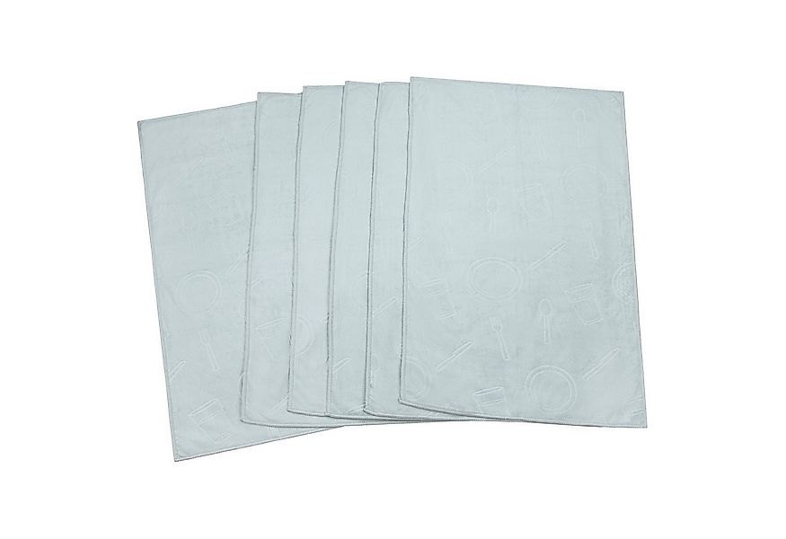 AQUA CLEAN Geschirrtuch AQUA CLEAN Kristall Geschirrtücher mit Prägemotiv 6 günstig online kaufen