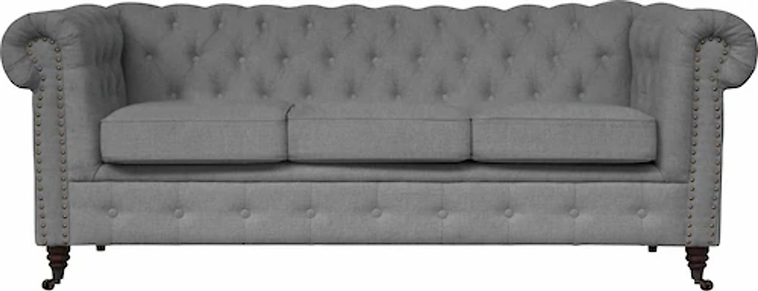 Home affaire Chesterfield-Sofa »Aarburg«, aufwändige Knopfheftung und Ziern günstig online kaufen
