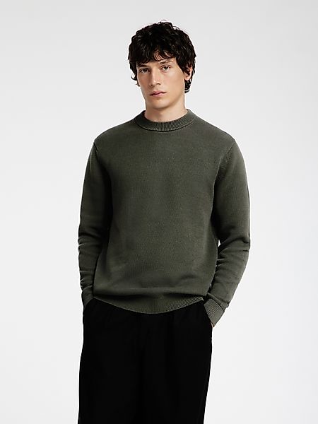 SELECTED HOMME Rundhalspullover SLHDANE LS KNIT günstig online kaufen