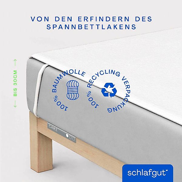 Schlafgut Matratzenauflage »Baselayer Matratzenschutz Light«, mit Eckgummis günstig online kaufen