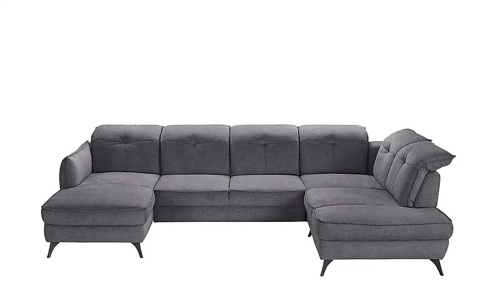 medium Wohnlandschaft inklusive diverser Funktionen Milan ¦ grau ¦ Maße (cm günstig online kaufen