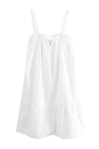 Next Strandkleid Sommer-Minikleid mit Stickerei aus günstig online kaufen