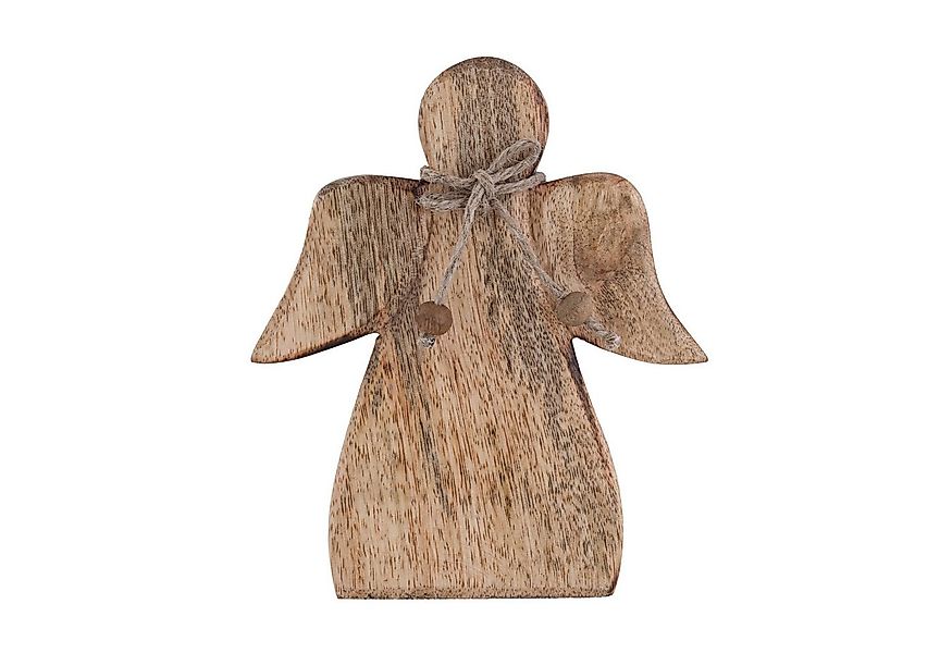 Amagohome Dekofigur Engel Schutzengel 15x13cm Dekofigur Glücksengel Holzfig günstig online kaufen
