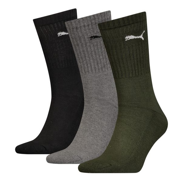 PUMA Socken "PUMA UNISEX CREW SOCK 3P" 3 Paar, mit farblichem Logo günstig online kaufen