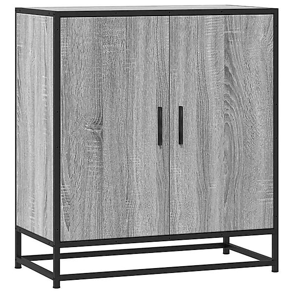 vidaXL Sideboard Grau Sonoma 68x35x76 cm Holzwerkstoff und Metall 848967 günstig online kaufen