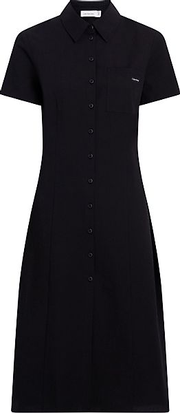 Calvin Klein Jeans Hemdblusenkleid SEERSUCKER BUTTON günstig online kaufen