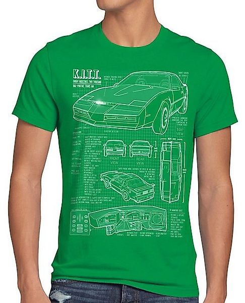 style3 T-Shirt K.I.T.T. trans am michael knight rider kitt hasselhoff fireb günstig online kaufen