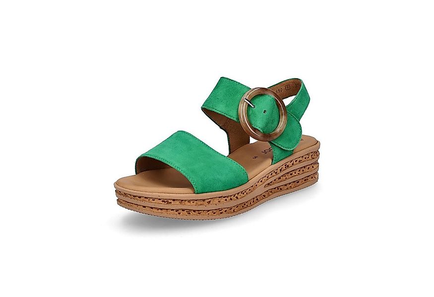 Gabor Gabor Damen Keil Sandalette grün Sandale günstig online kaufen