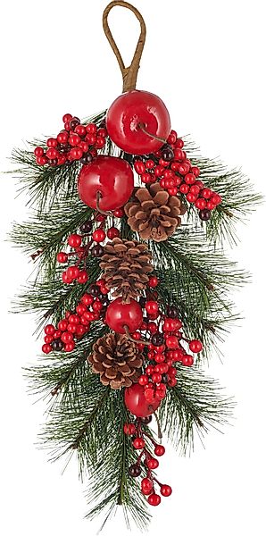 Creativ green Kunstranke "Hänger mit Tannenzweigen" und üppig dekorierten A günstig online kaufen