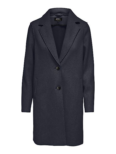 ONLY Einfarbiger Mantel Damen Blau günstig online kaufen