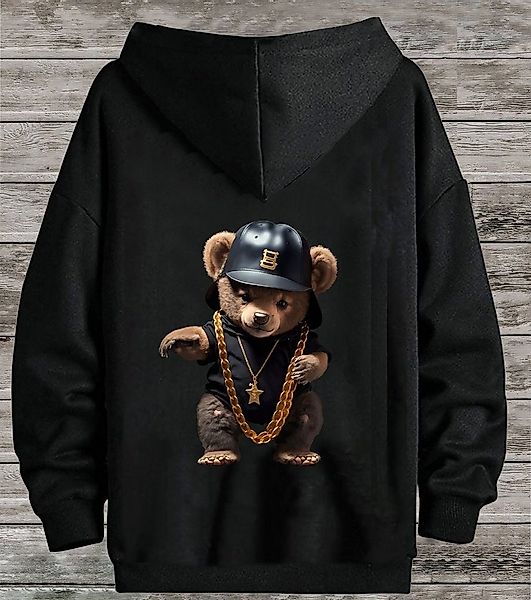 RMK Hoodie Herren Pullover Pulli Kapuzenpullover Sweatshirt Gangster Teddy günstig online kaufen