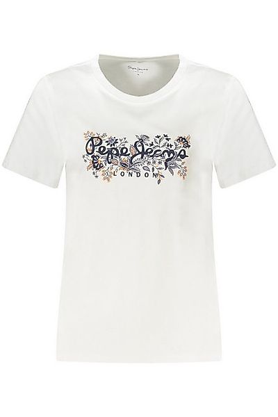 Pepe Jeans T-Shirt Damen Kurzarm T-Shirt Weiß, Nachhaltige günstig online kaufen