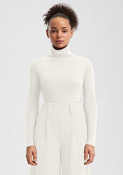 QS Langarmshirt T-Shirt Langarmshirt mit Rollkragen günstig online kaufen