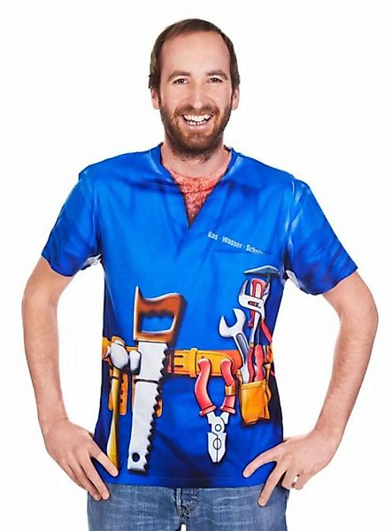 Metamorph T-Shirt Fun Shirt Handwerker Witziges Motivhemd für die schnelle günstig online kaufen