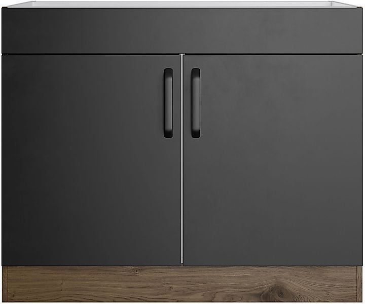 wiho Küchen Spülenschrank "Elba" Breite 100 cm günstig online kaufen