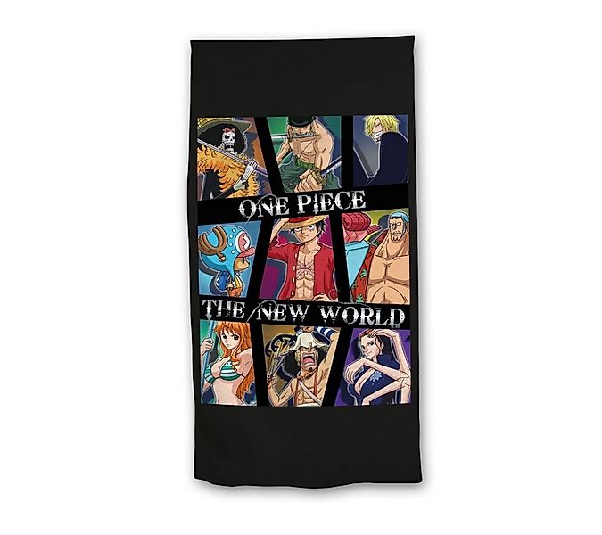 One Piece Anime Strandtuch One Piece Monkey D Ruffy and Crew Mikrofaser Bad günstig online kaufen