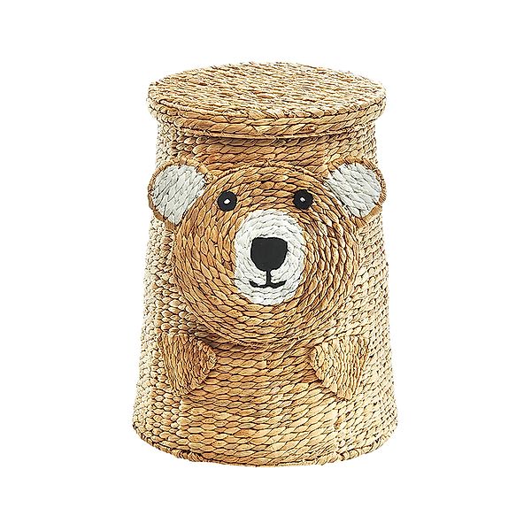 Kobolo Wäschekorb Aufbewahrungskorb BEAR mit Deckel günstig online kaufen