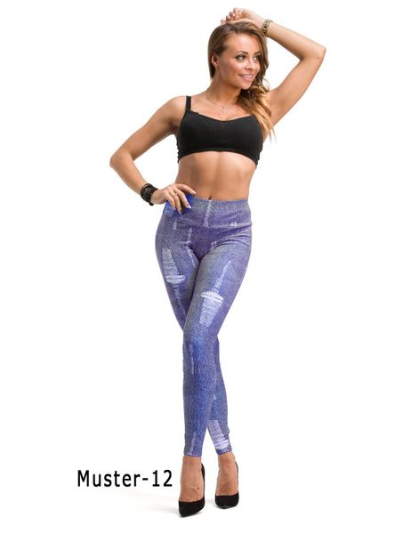 YESET Leggings Muster Leggings lang hoher günstig online kaufen