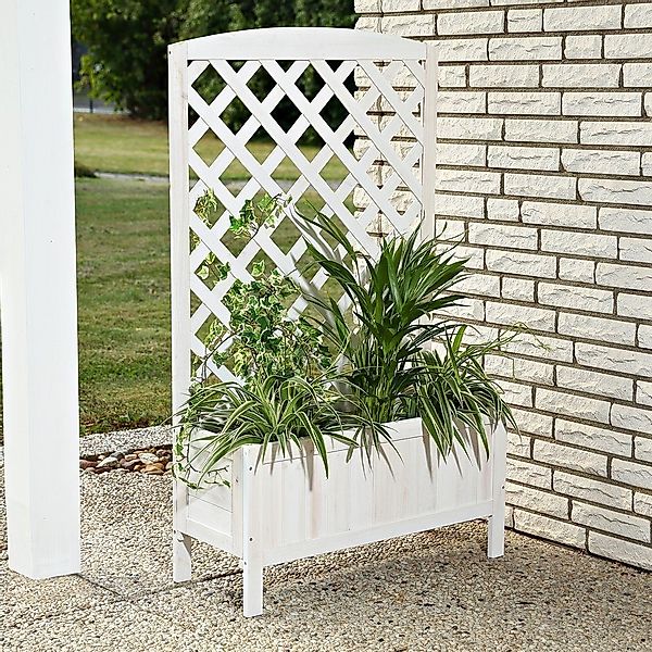 Melko Blumenkasten Rankkasten Blumenkasten Rankgitter Holz günstig online kaufen