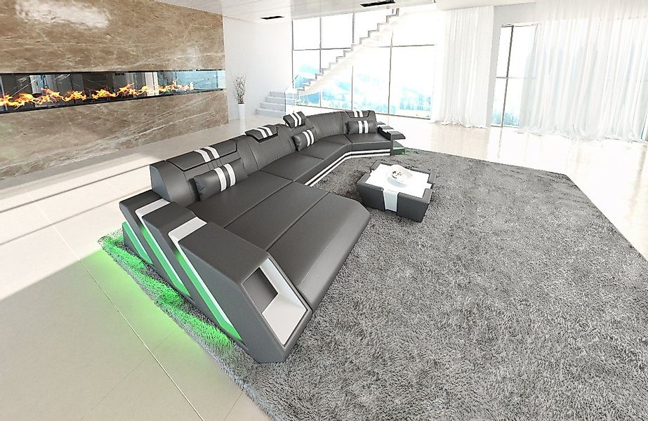 Sofa Dreams Wohnlandschaft Ledercouch Sofa Leder günstig online kaufen