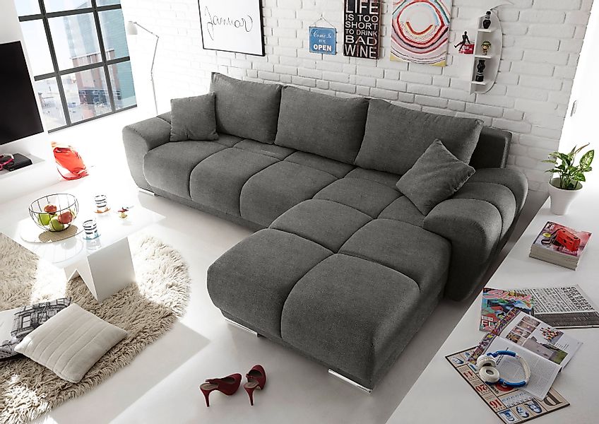 ED EXCITING DESIGN Ecksofa Anton L-Form, günstig online kaufen