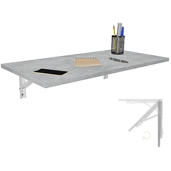 KDR Produktgestaltung Klapptisch 80x40 Wandklapptisch Esstisch günstig online kaufen