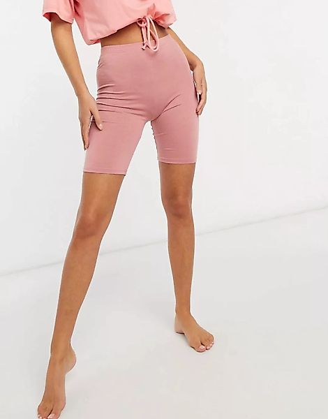 Outrageous Fortune – Loungewear – Bodycon-Shorts in Rosa günstig online kaufen