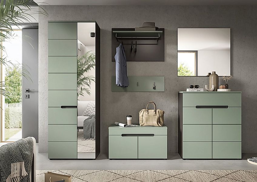 Home affaire Garderoben-Set Rehat, Garderobenkombination, Breite 255cm, (Se günstig online kaufen