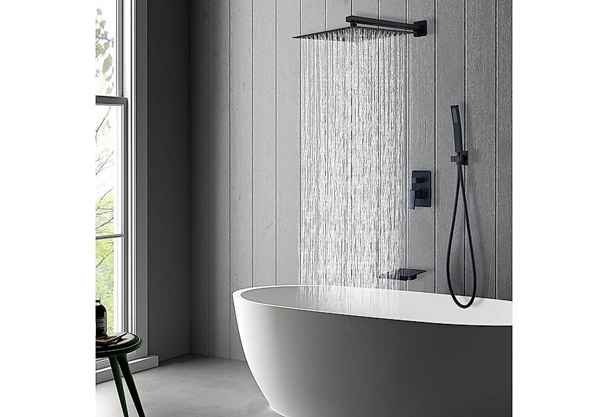 HOMELIVE Duschsystem Unterputz Duschsystem mit Überkopfbrause und Badewanne günstig online kaufen