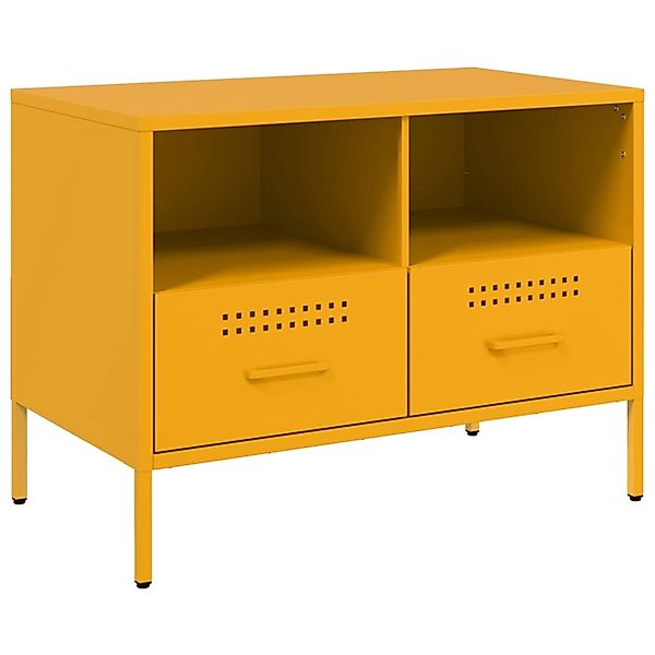 VidaXL TV-Schrank Senfgelb 68x39x50,5 cm Kaltgewalzter Stahl günstig online kaufen